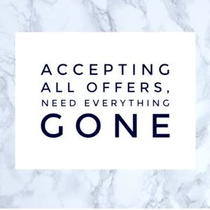 Need everything gone. Accepting *ALL reasonable offers❗️❗️❗️